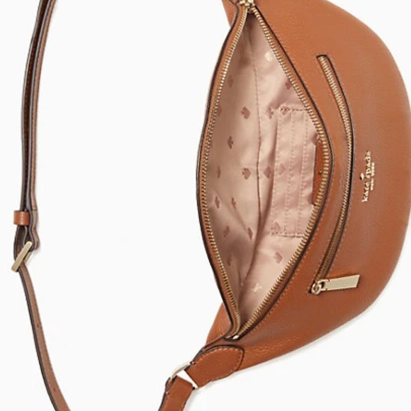 Kate spade Leila belt bag gingerbread waist Fanny leather new - Picture 4 of 4